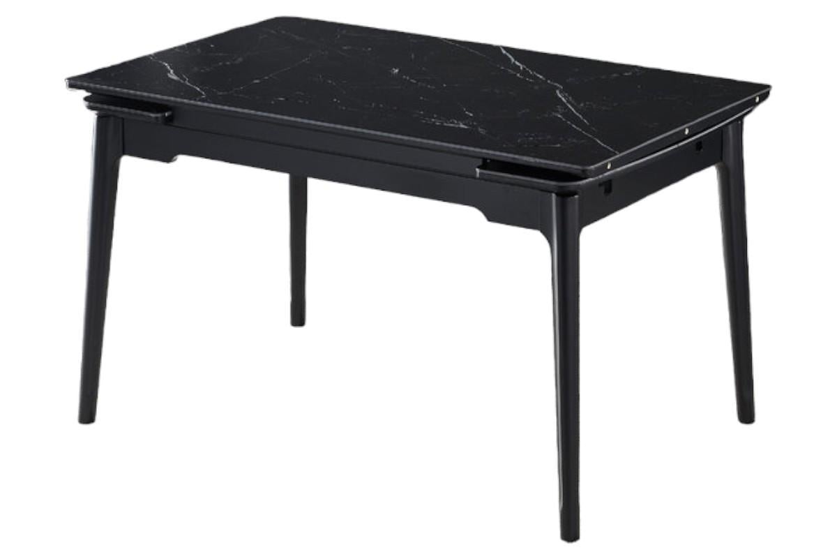 Обідній стіл BONN CERAMIC 130-180х80 см Чорний матовий (BONNBK) Обідній стіл BONN CERAMIC 130-180х80 см Чорний матовий (BONNBK)