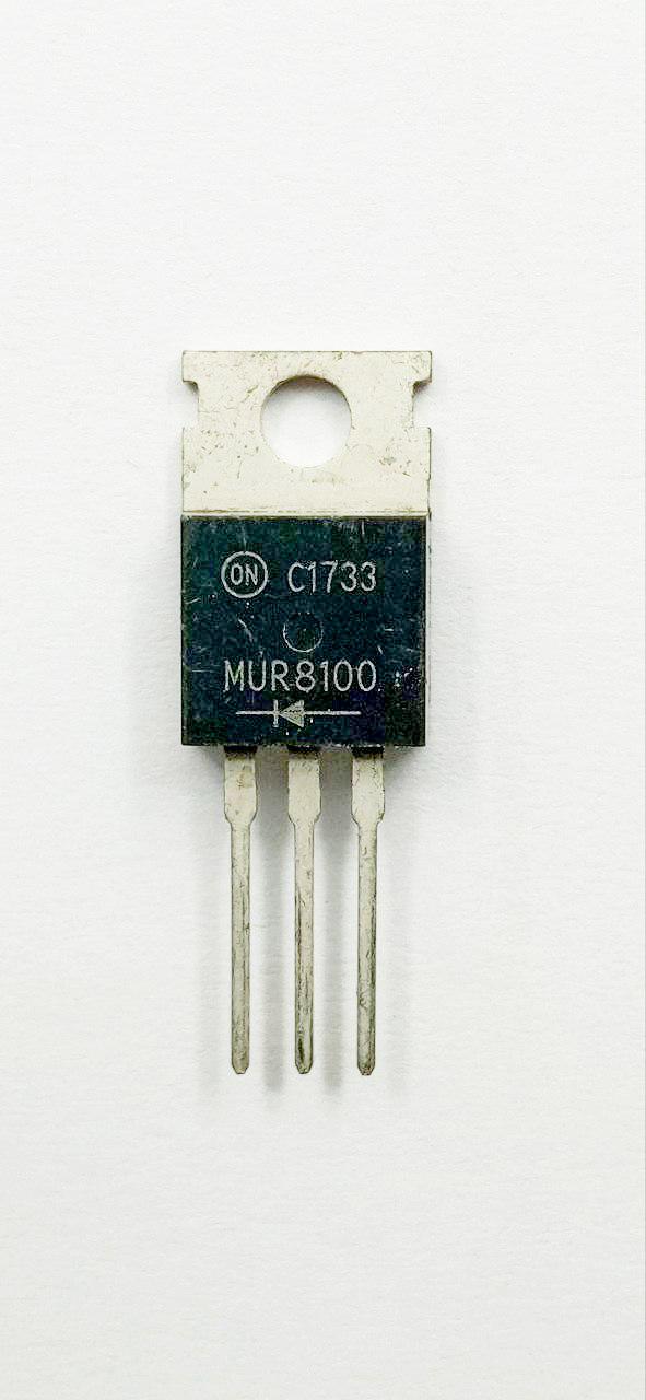 Діод MUR8100 8A 1000V <35ns (23555) Діод MUR8100 8A 1000V <35ns (23555)