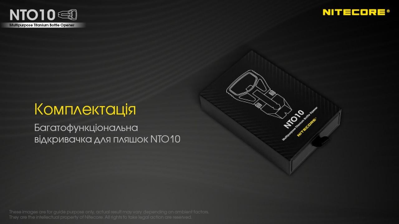 Мультитул титановий Nitecore NTO10 (011212) - фото 8