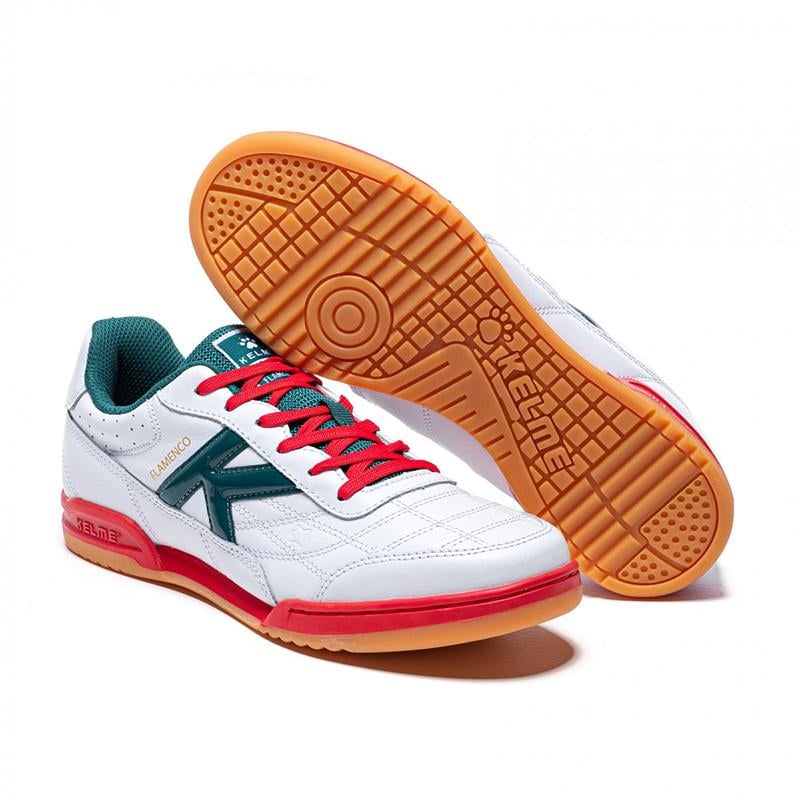 Футзальне взуття Kelme Flamenco Sala р. 44,5 Білий/Зелений Футзальне взуття Kelme Flamenco Sala р. 44,5 Білий/Зелений
