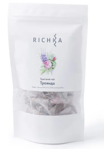 Трав'яний чай Richka Троянда пірамідки 100 шт. (34199055)
