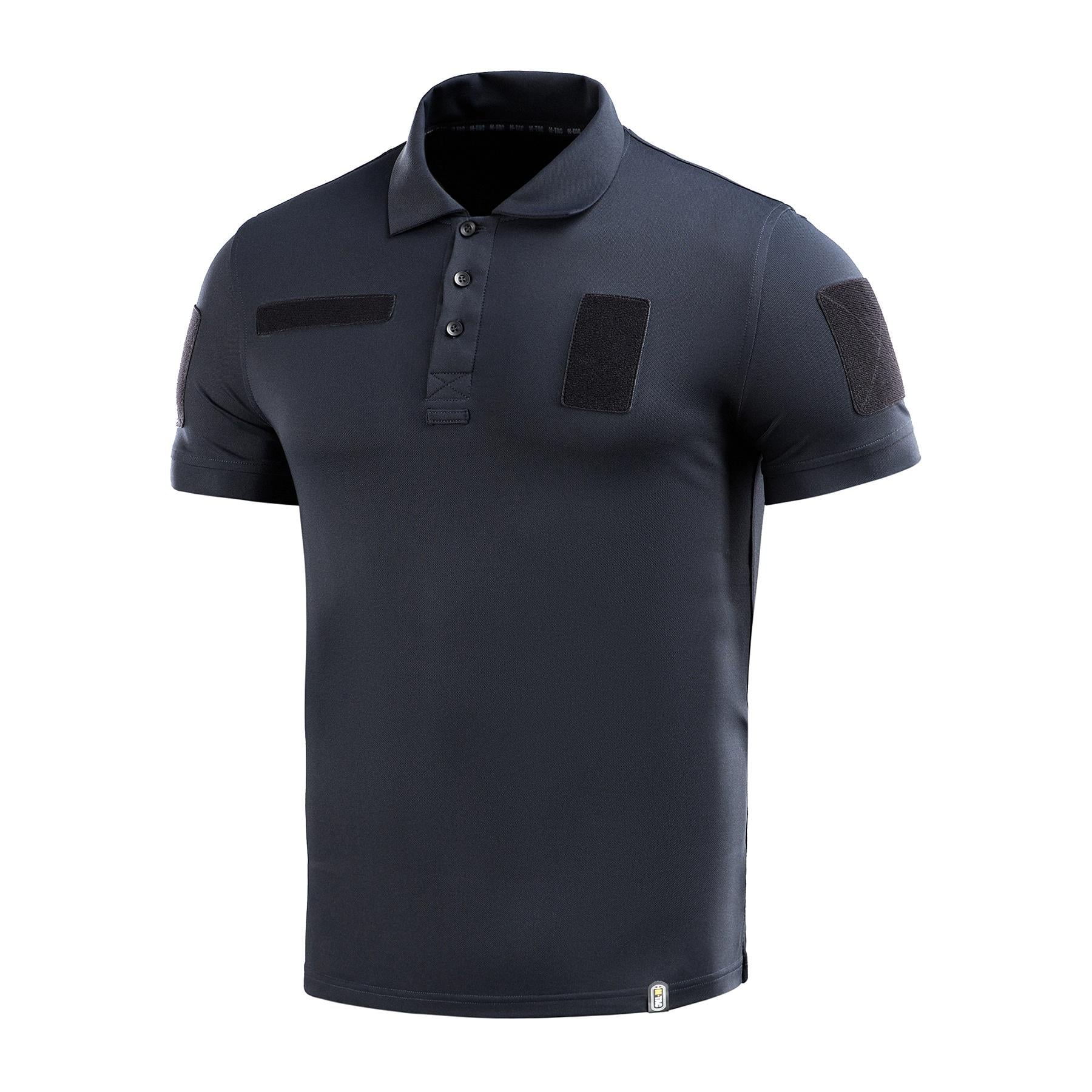 Футболка поло M-Tac тактичне Nylon S Dark Navy Blue