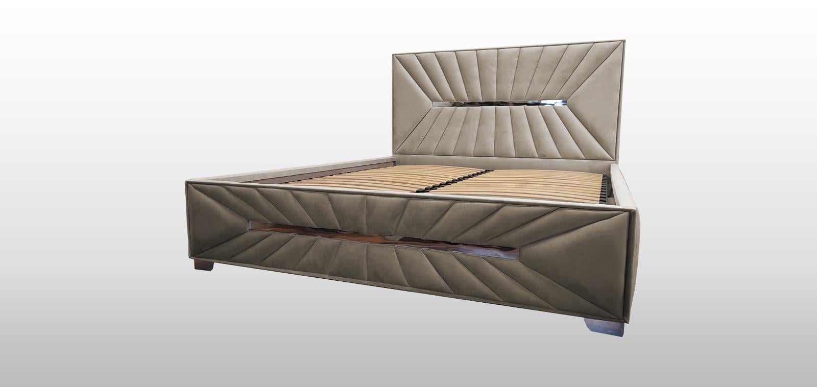 Кровать Анабель с подъемным механизмом allure 160х200 см Grey (11162236)