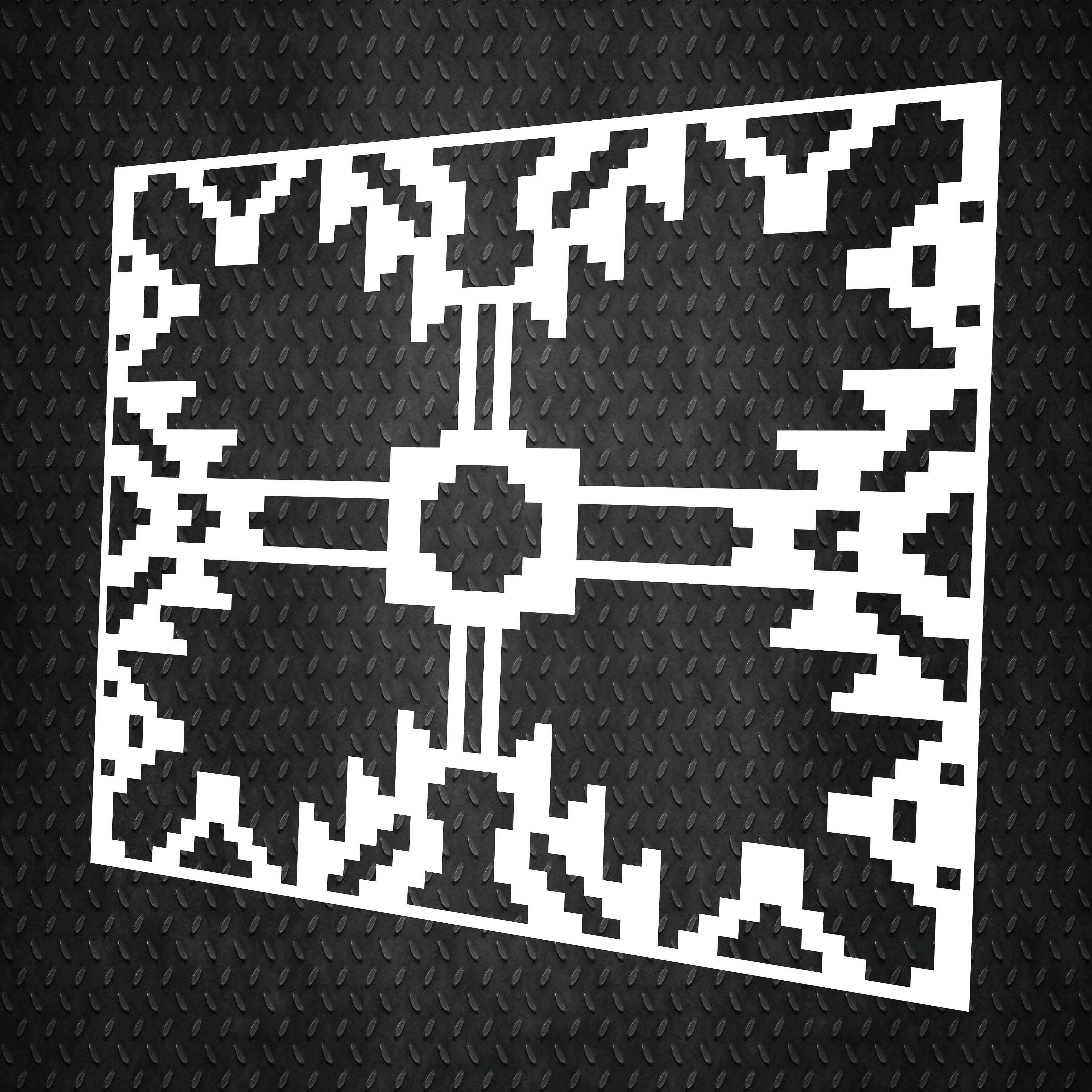 Трафарет DFA Вышиванка для штукатурки и краски (Z00040)