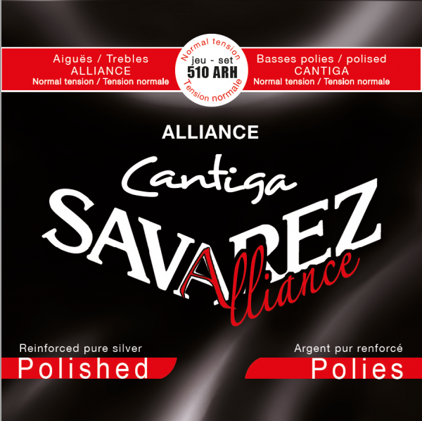 Струны для классической гитары Savarez Alliance Cantiga Polished 510ARH Normal Tension (125293)