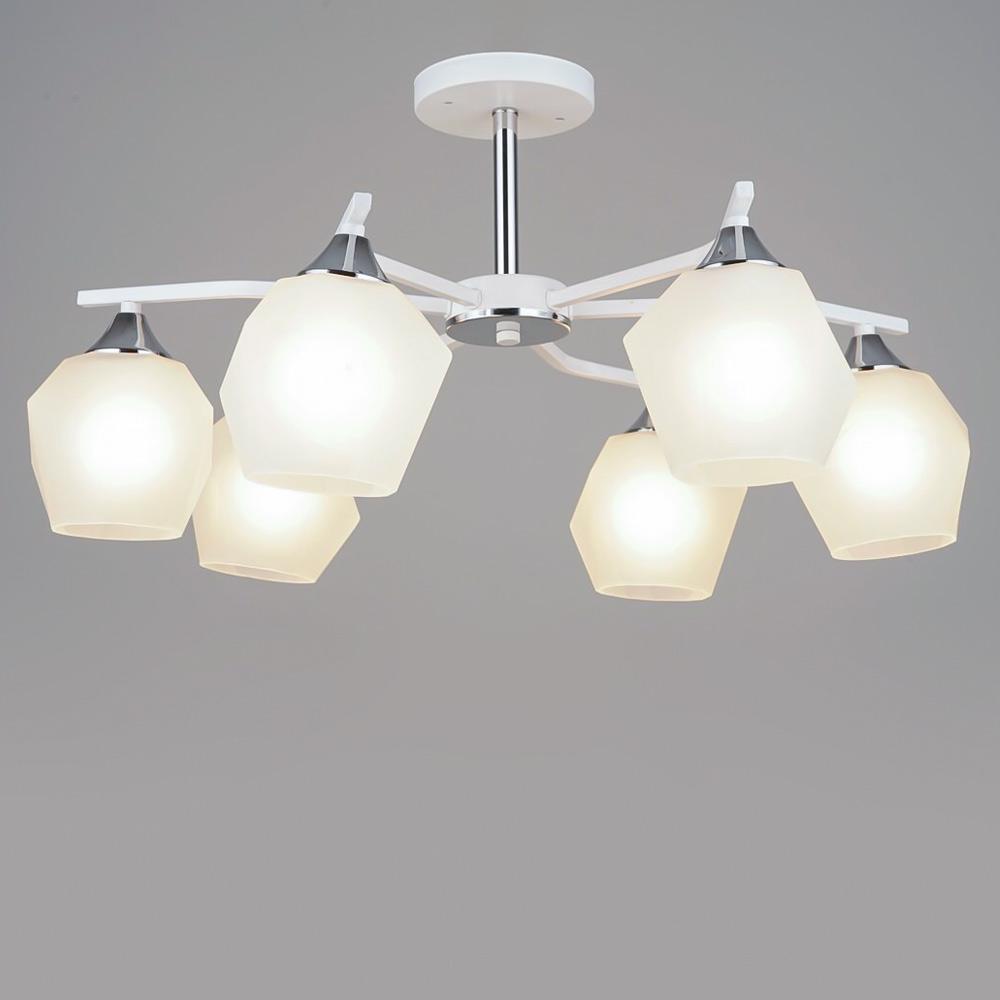 Люстра стельова Light House SRS-20046/6 WT/CH Білий/Хром