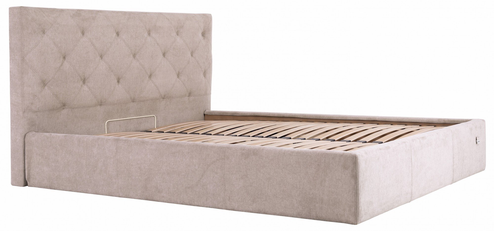 Кровать с подъемным механизмом двуспальная Bristol Comfort Мисти Mocco 180х200 см Серый