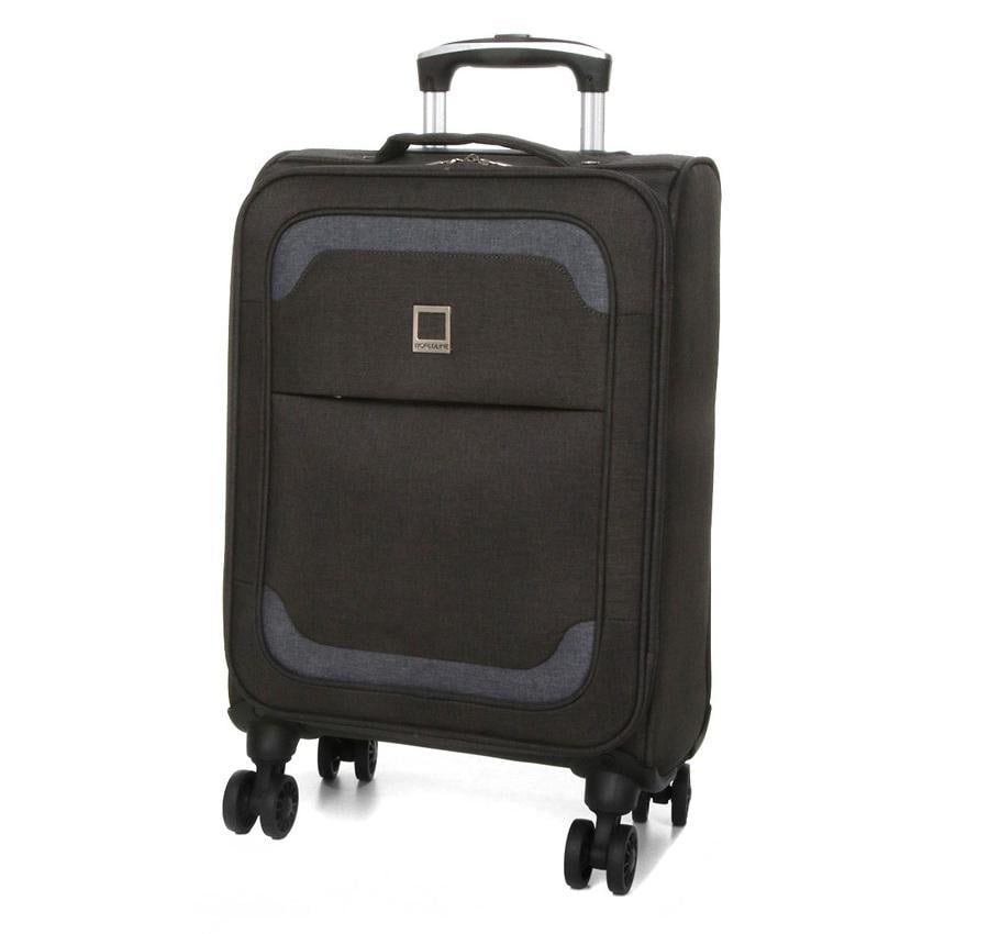 Чемодан Airtex Worldline Tirana 608 S тканевый ручная кладь на 4 колесах 55x35x20 см 30 л Серый