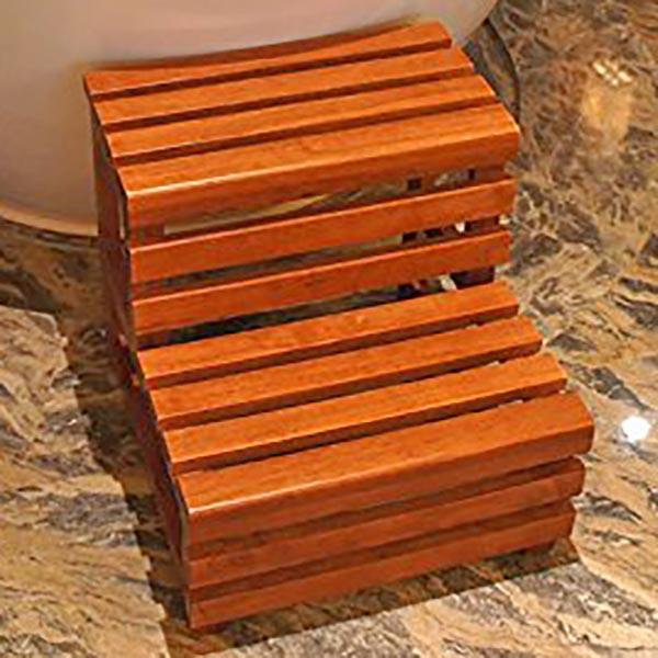 Скамейка-ступенька из дерева Такари Охра (ССТ-012904)