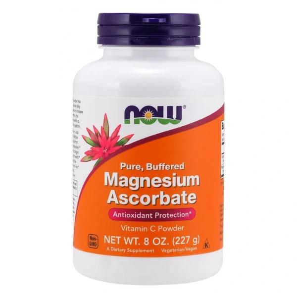 Магний аскорбат буферизированный Now Foods/Buffered Magnesium Ascorbate/Vitamin C Powder 227 г