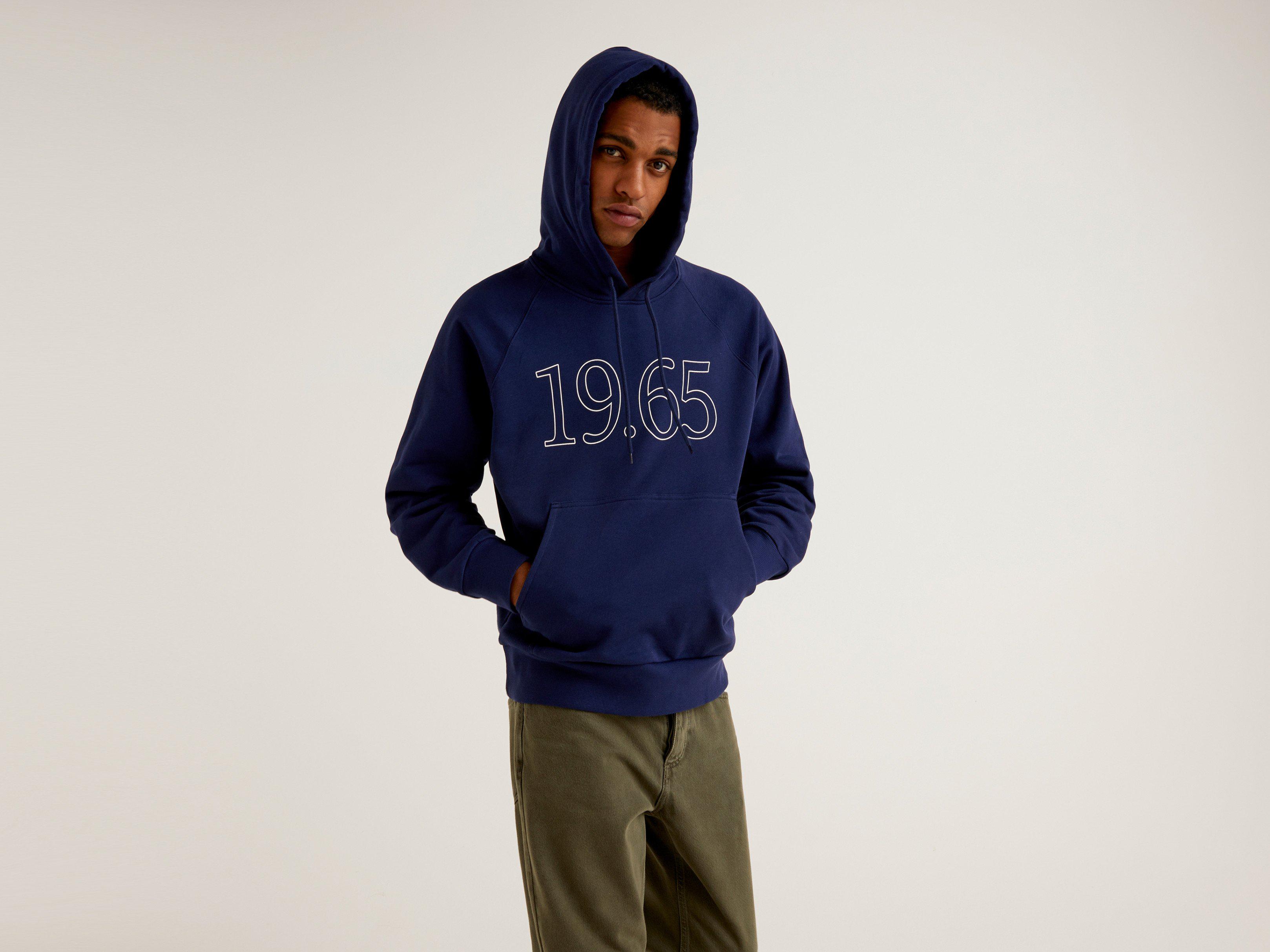 Свитшот мужской Benetton 3j70u2003 XXL Синий - фото 3 Свитшот мужской Benetton 3j70u2003 XXL Синий - фото 3