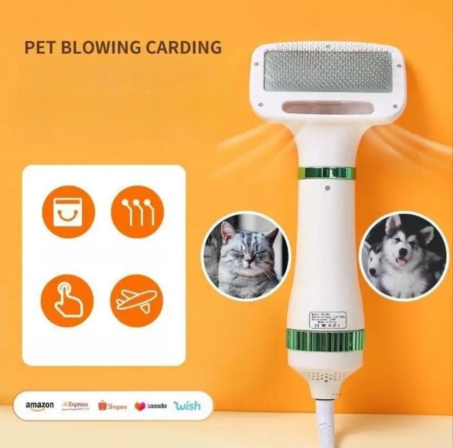 Фен-щетка Grooming Dryer PET 2в1 для шерсти собак и кошек (ART-5010) - фото 4