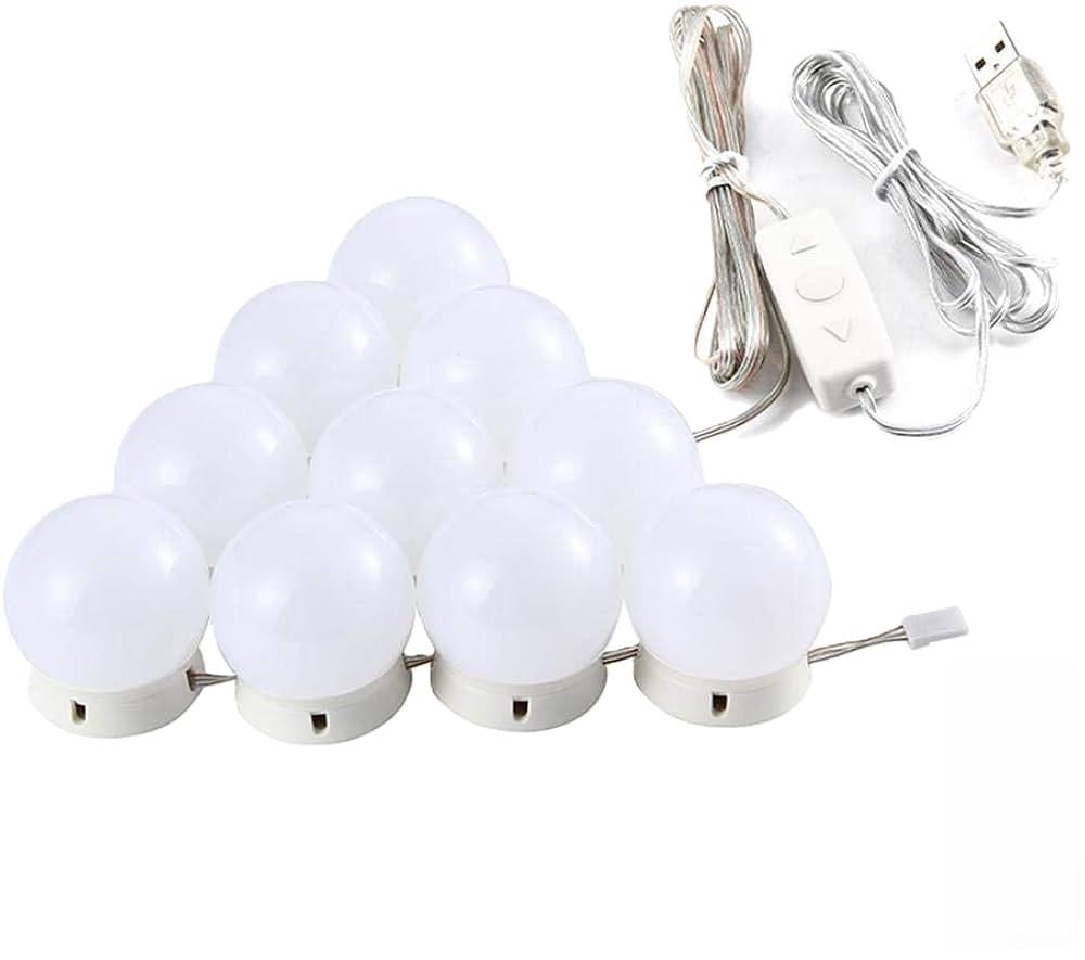 Подсветка для зеркала Vanity Mirror Lights с пультом 10 LED ламп RGB с регулировкой яркости и цвета (32927883)