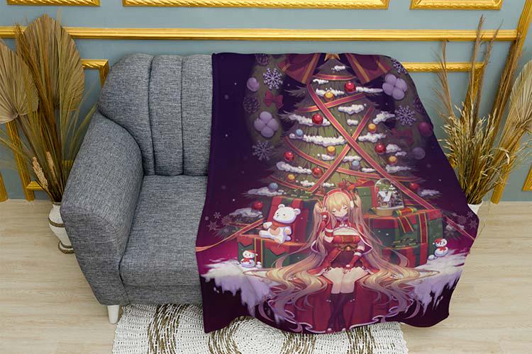 Плед плюшевый Fantasy Holiday Fairytale Anime двухслойный 135х150 см (114640-2)