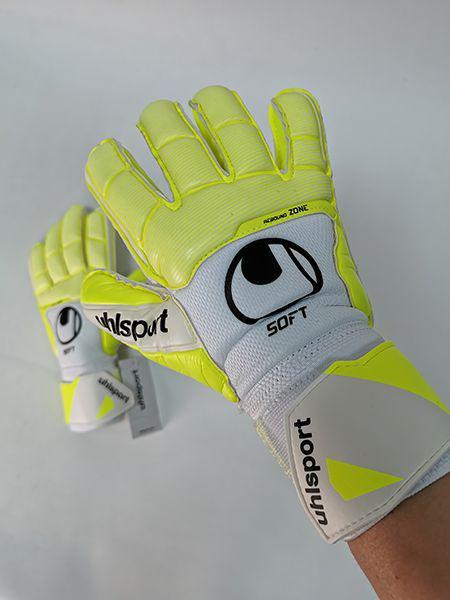 Рукавиці воротарські Uhlsport Pure Alliance Soft Pro 1011172 01 р. 8 Жовто-білий - фото 5