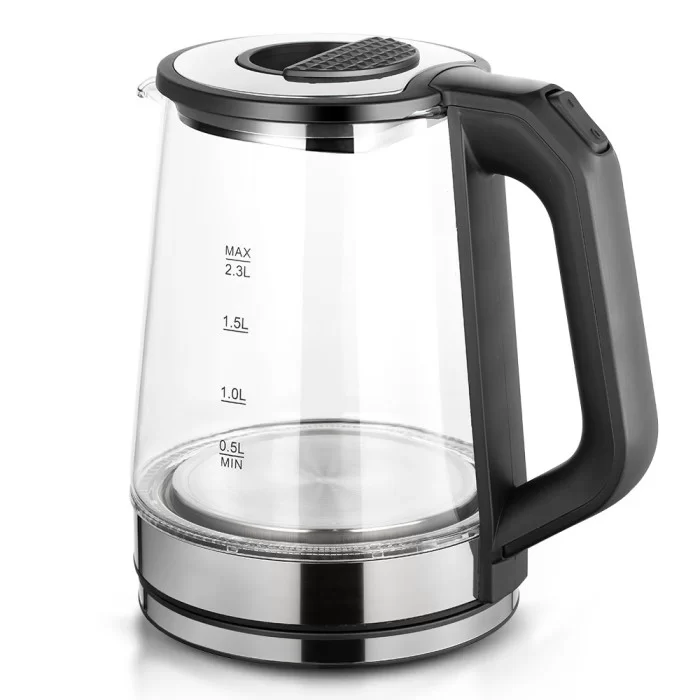 Електрочайник Bitek BT-7846 скляний 2,3 л Silver/Black (600646) - фото 5 Електрочайник Bitek BT-7846 скляний 2,3 л Silver/Black (600646) - фото 5