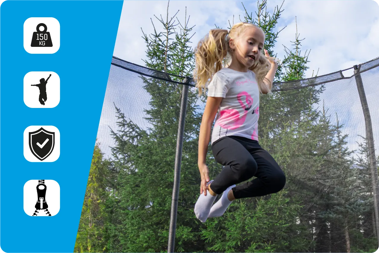 Батут Thunder INSIDE ELITE с внутренней сеткой 8 футов 244 см Черный (443095) - фото 5 Батут Thunder INSIDE ELITE с внутренней сеткой 8 футов 244 см Черный (443095) - фото 5