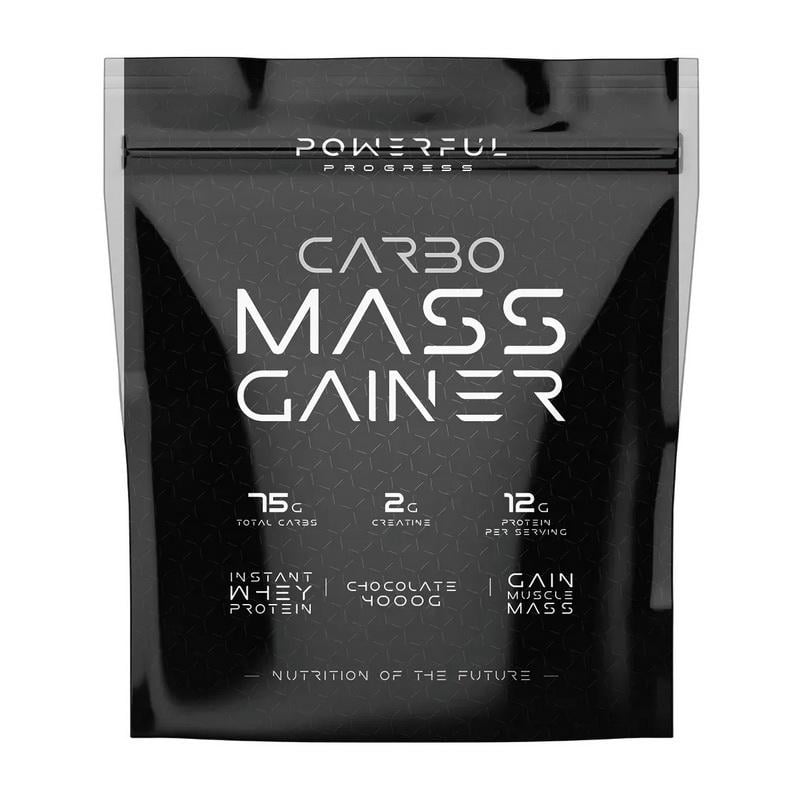 Гейнер Powerful Progress Carbo Mass Gainer 4 кг Кокос Гейнер Powerful Progress Carbo Mass Gainer 4 кг Кокос