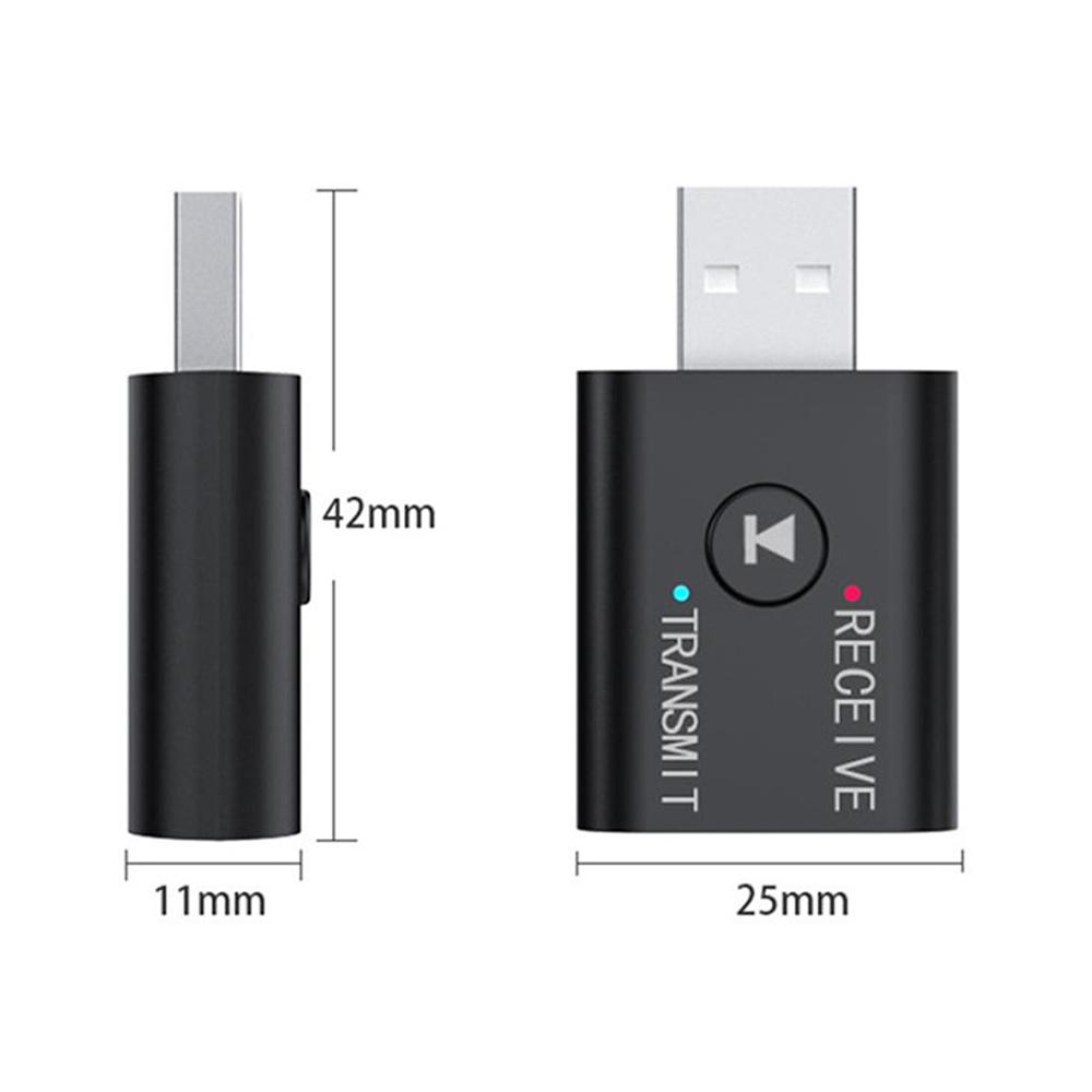 Адаптер Bluetooth 5.0 4Sport 2в1 TR6 Black - фото 4