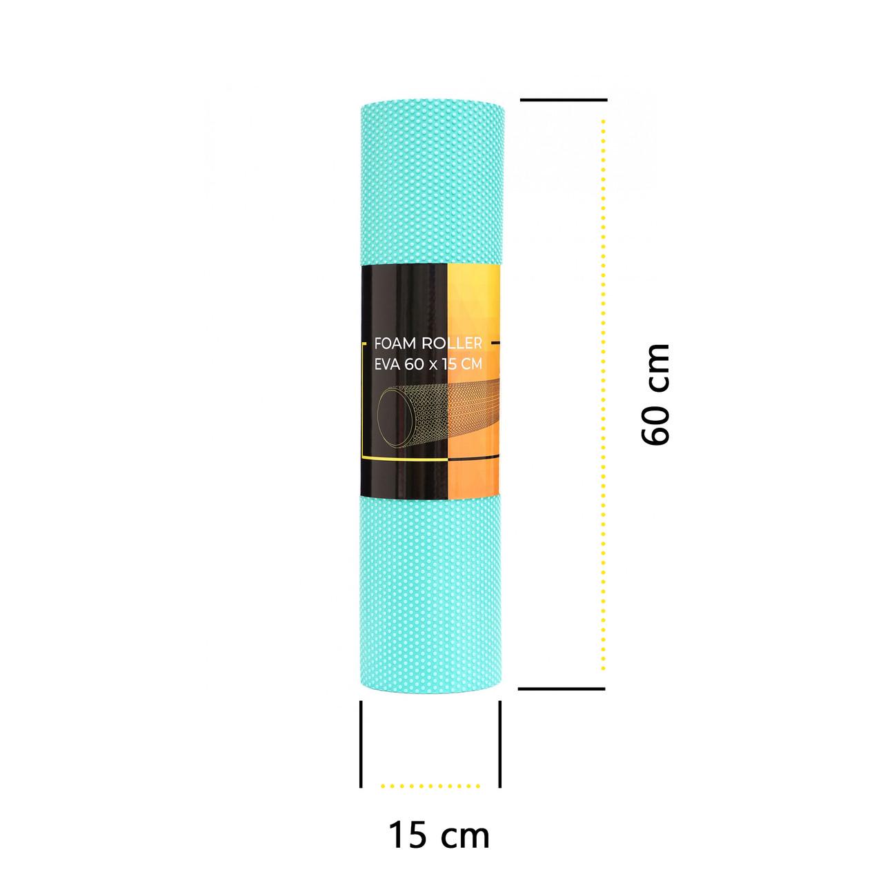 Массажный ролик Cornix EVA+ 60x15 см XR-0310 Mint (2375572270) - фото 7