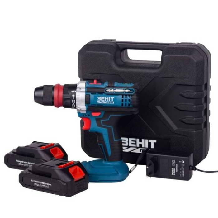 Шуруповерт акумуляторний Зеніт Профі ЗПША-21/20 DFR Профі 21V 2000 mAh Blue (853783) - фото 6
