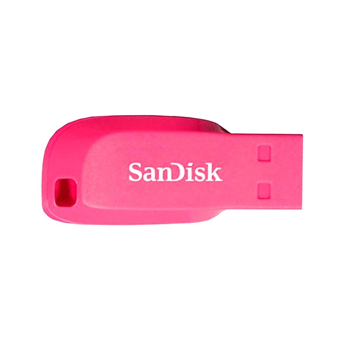 Флеш-память SanDisk Cruzer Blade 64 Гб Pink (SDCZ50C-064G-B35PE)