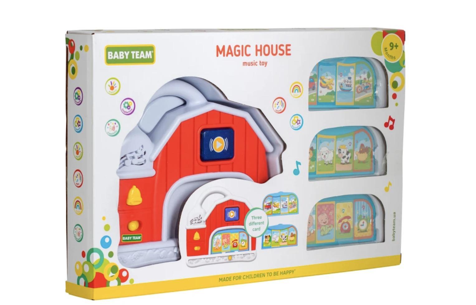Іграшка музична Baby team Чарівний будинок 9+ (8651) - фото 2 Іграшка музична Baby team Чарівний будинок 9+ (8651) - фото 2
