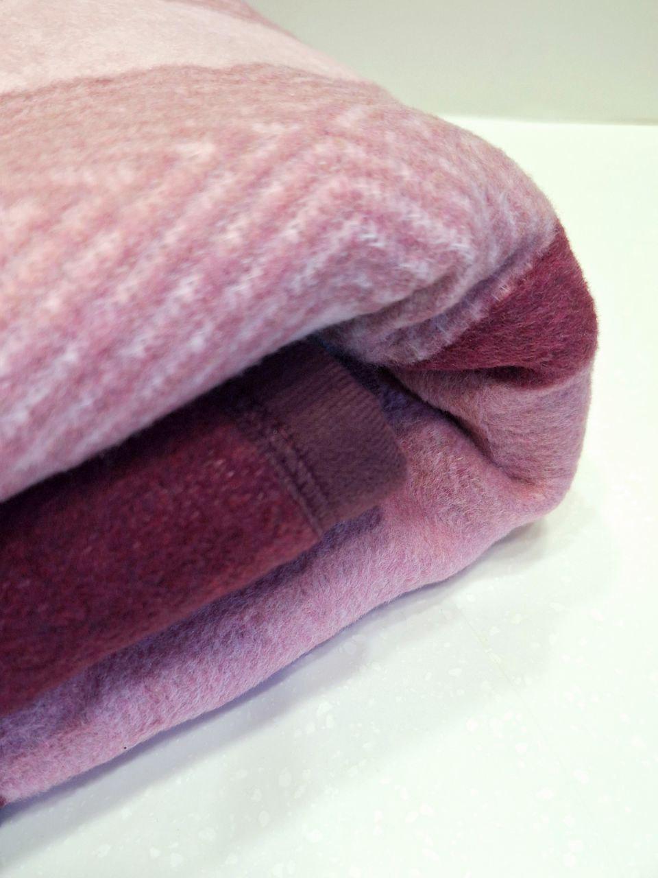 Плед мягкий Looks полуторный 150х200 см Бордовый (1104) - фото 3