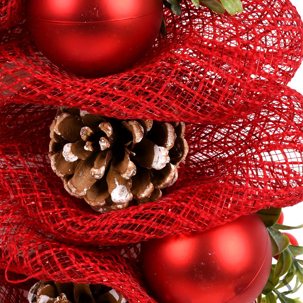 Декор рождественский Венок 40 см (R33916) - фото 3 Декор рождественский Венок 40 см (R33916) - фото 3