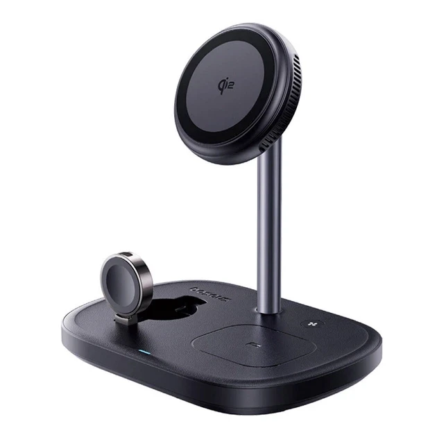Зарядний пристрій бездротовий BASEUS EnerFill FS41 3в1 Wireless Charging Stand P10281904123-01 Black