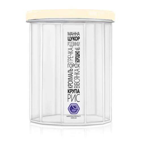 Контейнер харчовий Народний продукт 1 л NP-83к d 11x13,5 см (10826986)