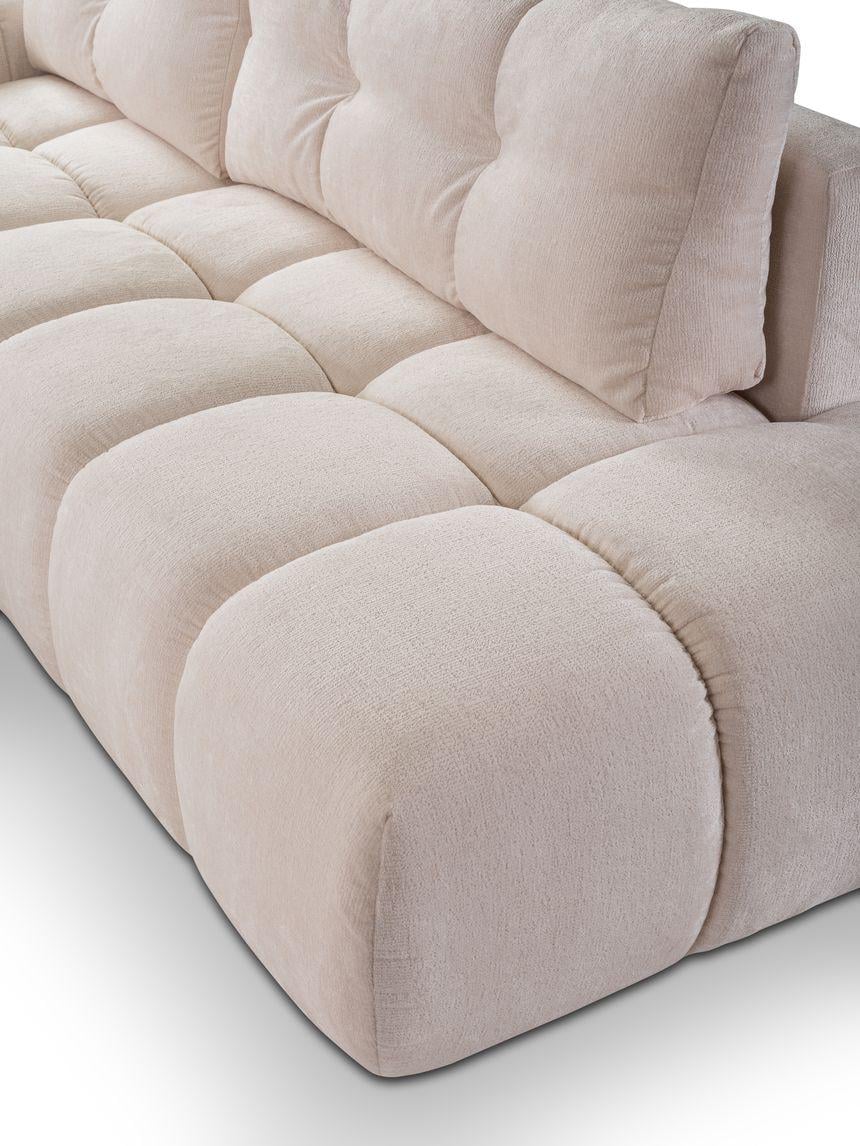 Диван угловой Perfect Home Soho из натурального дерева/ДСП/ткани Perfect Harmony 01 Кремовый (49717) - фото 7 Диван угловой Perfect Home Soho из натурального дерева/ДСП/ткани Perfect Harmony 01 Кремовый (49717) - фото 7