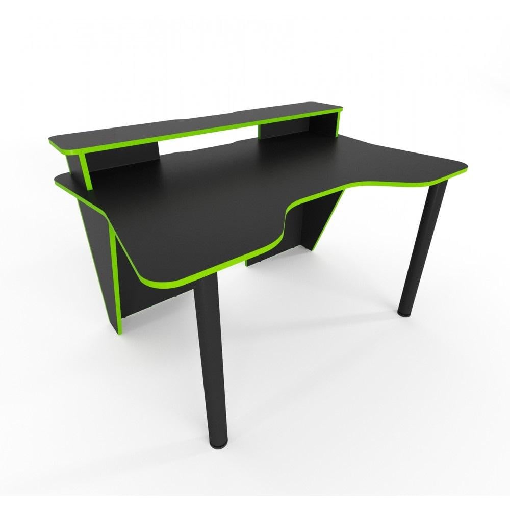 Геймерский стол XGAMER GTR 1140 см Черный с зеленым (GTR 1-140)
