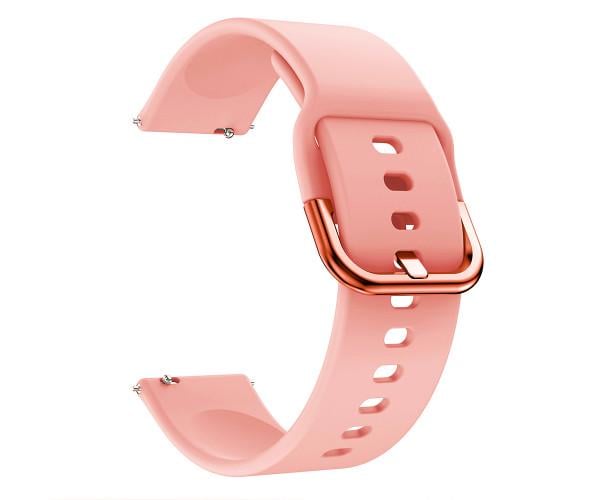 Ремешок универсальный Silicone Classic для смарт-часов 22 мм Розовый