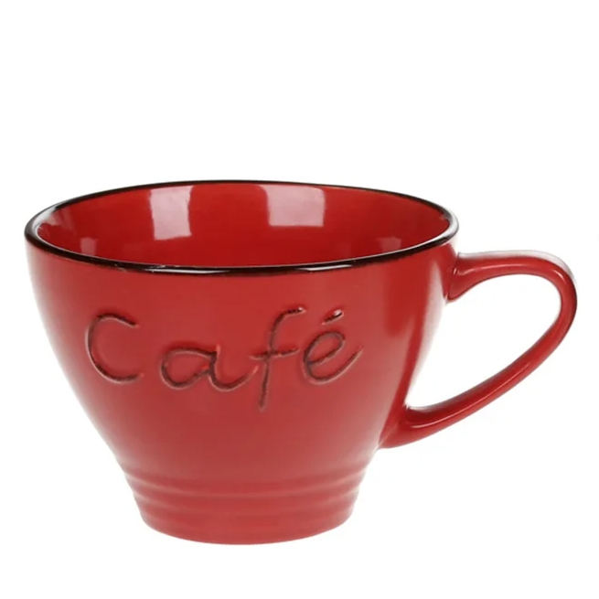 Чашка керамическая Flora "Cafe" 0,45 л (31764)