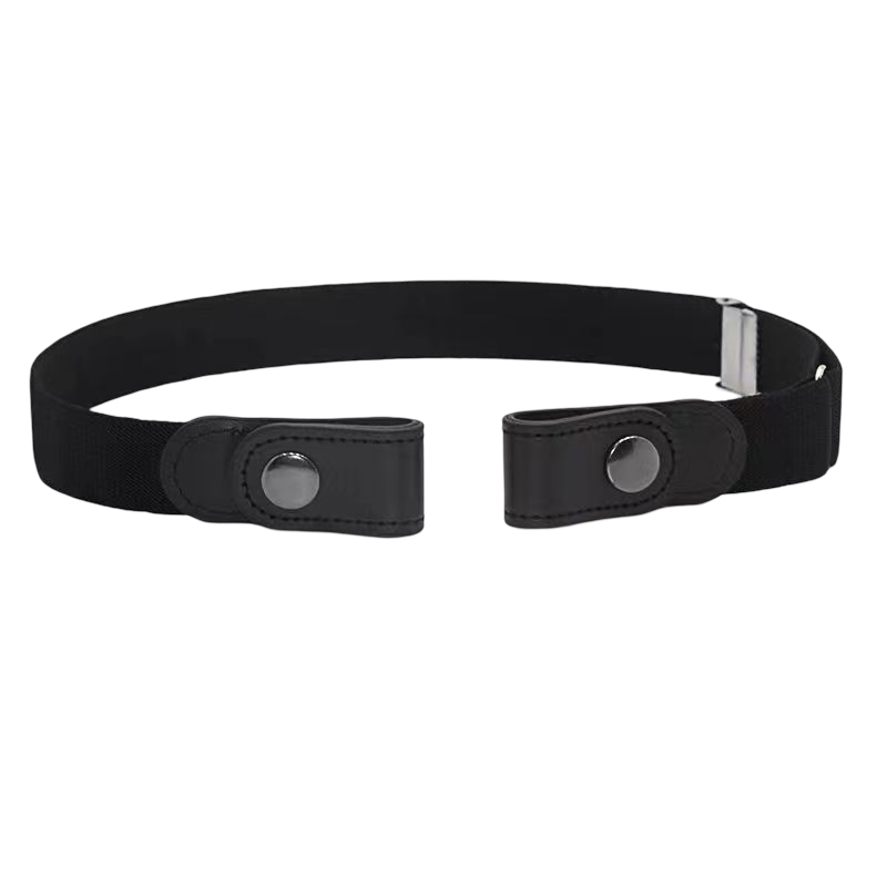 Пояс эластичный для талии без застежки для джинсов и брюк с фиксацией на шлевках (U9626)