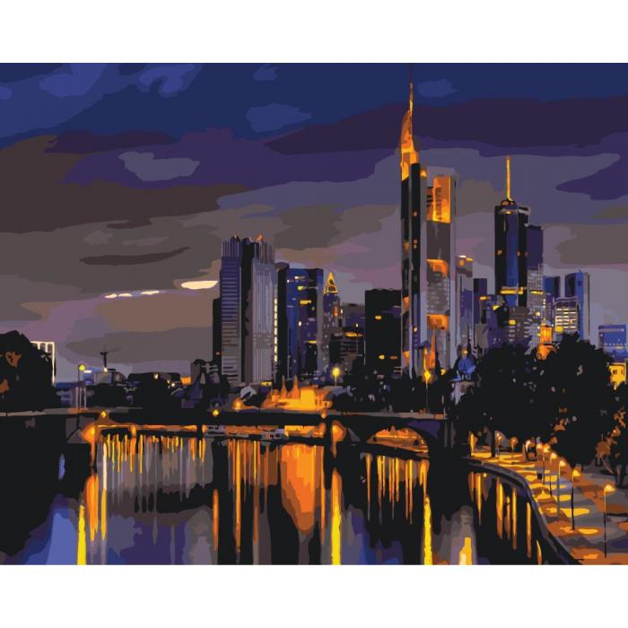 Картина за номерами Ідейка "Стиль нічного Гонконгу" 40х50 см (skl-КНО2178)