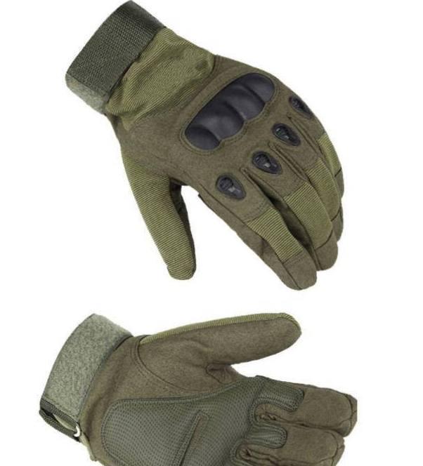 Перчатки армейские с пальцами Оливковый - фото 3 Перчатки армейские с пальцами Оливковый - фото 3