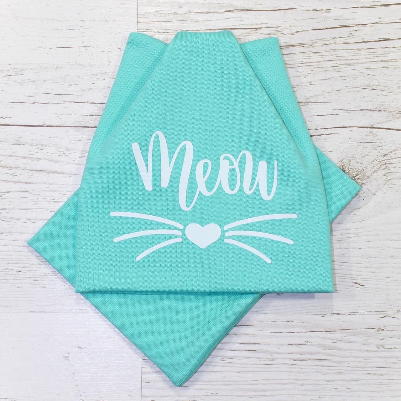 Детская шапка Kahta Kids Hat для девочки с хомутом 48-52 Бирюзовый (OC-395)