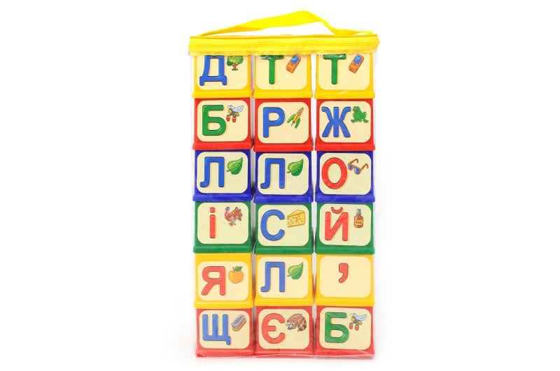 Кубики Юніка Абетка 48х24х8 см Різнокольоровий (0576) Кубики Юніка Абетка 48х24х8 см Різнокольоровий (0576)