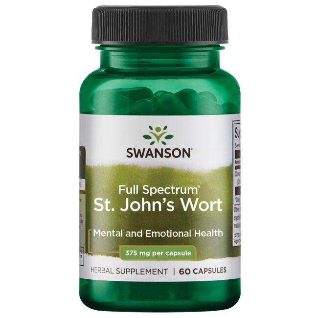Зверобой Swanson Full Spectrum St. John's Wort 375 мг 60 Caps