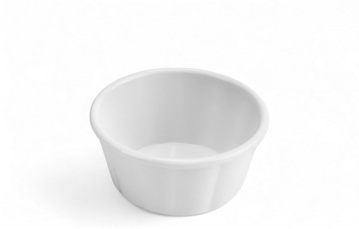 Соусник круглий 80 мл d 7,1 см h 3,4 см з полікарбонату Білий
