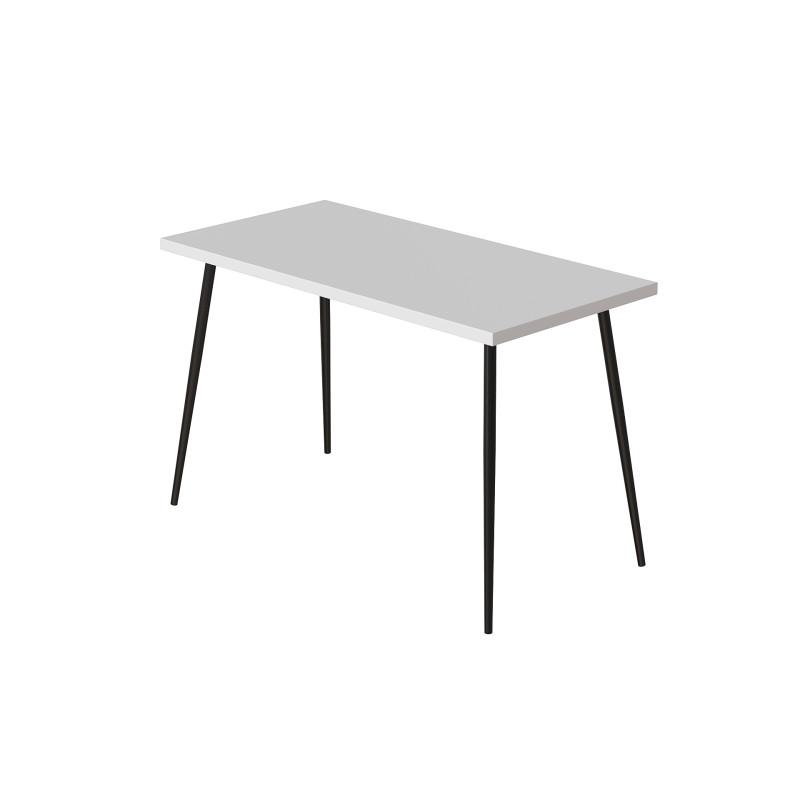 Стол кухонный Ferrum-decor Marsel 30 металл/ДСП 32 мм Черный/Белый (FRD-106693)