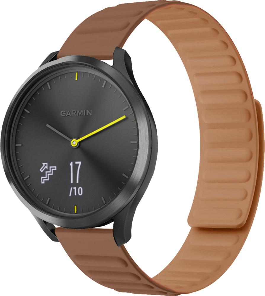 Ремешок Magneter для Garmin Vivomove HR Brown (26610-30)