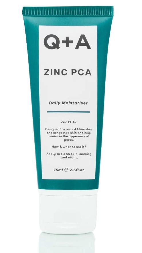 Зволожуючий крем для обличчя Q+A Zinc PCA Daily Moisturiser 75 мл (5060486262236)