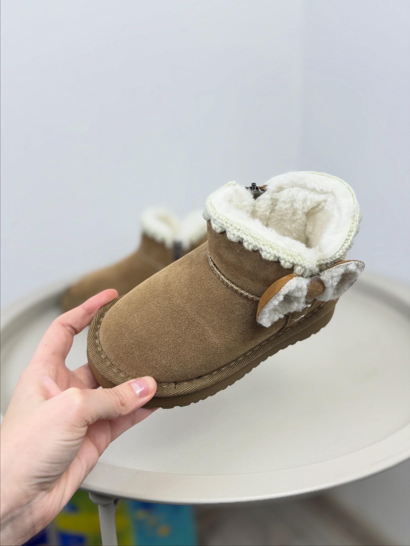 Ботинки детские зимние 1641 р. 26 Бежевый (30410786) - фото 2 Ботинки детские зимние 1641 р. 26 Бежевый (30410786) - фото 2