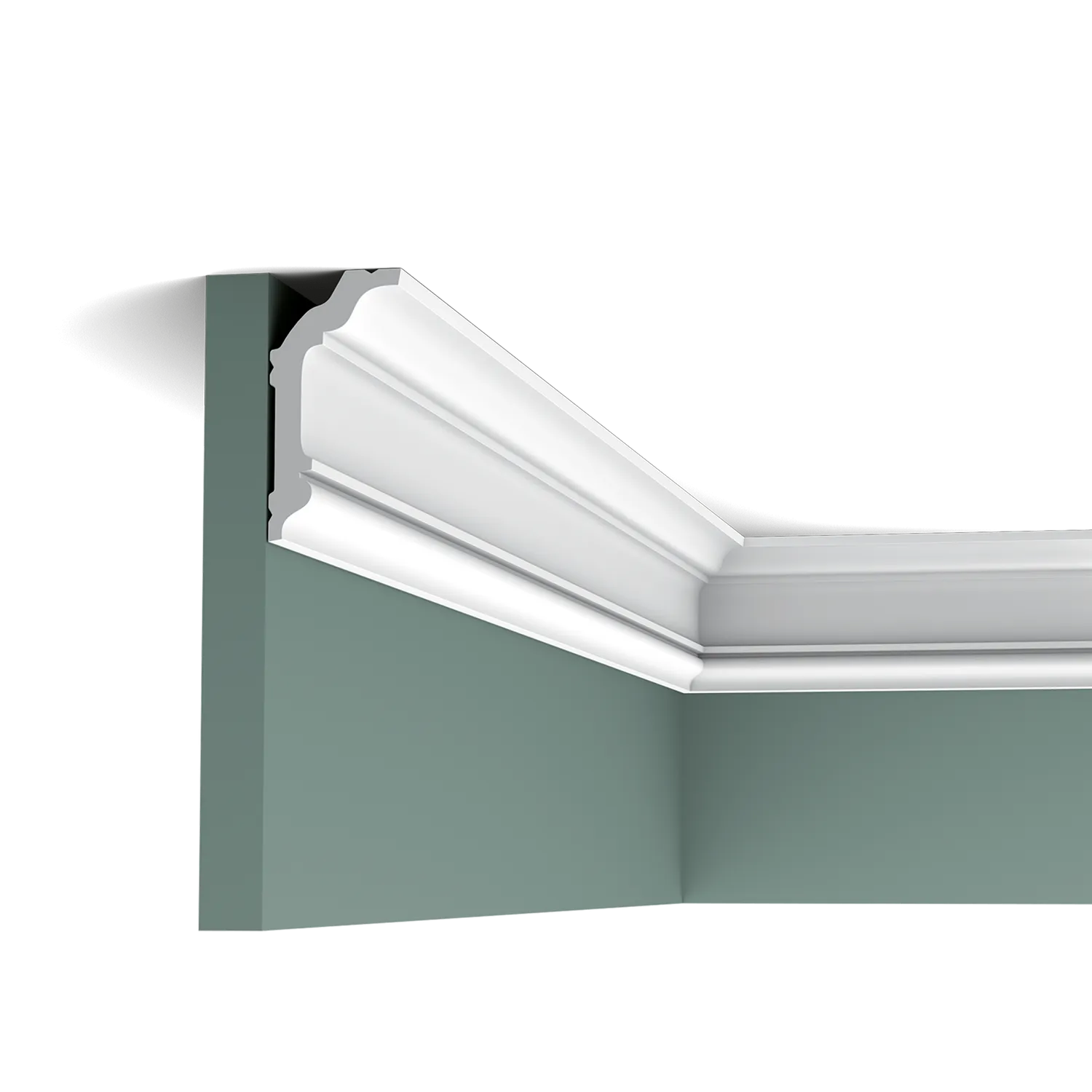 Карниз Orac Decor грунтованный 2000x40x80 мм (CX176)