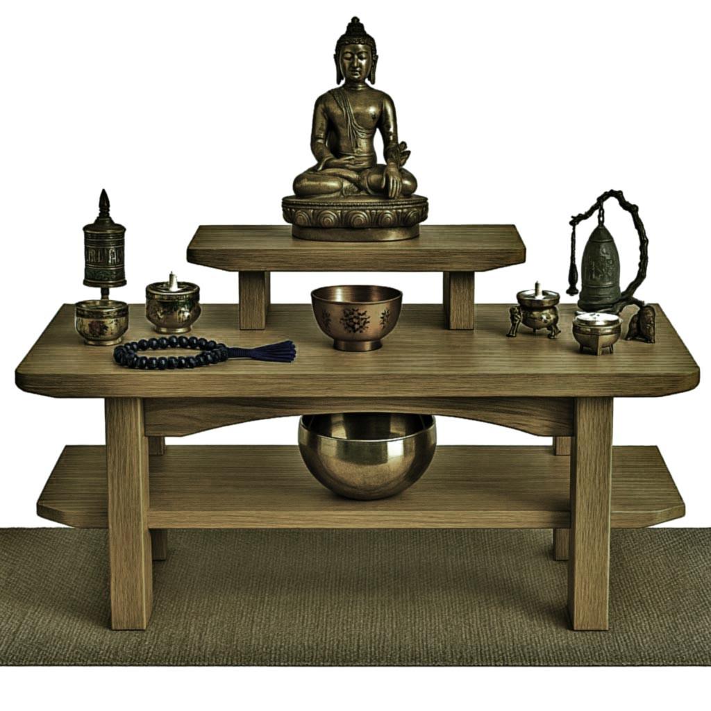 Алтарь для медитации из дерева Теквион Палисандр (ЛАТ-008802)