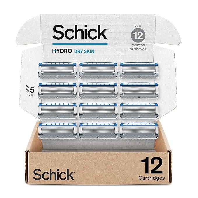 Змінні касети для гоління Schick Hydro Dry Skin 12 шт.