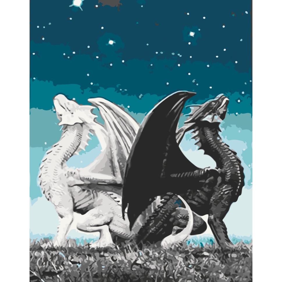Картина по номерам ART CRAFT Пара драконов 40x50 см Разноцветный (PM-194-K-662)